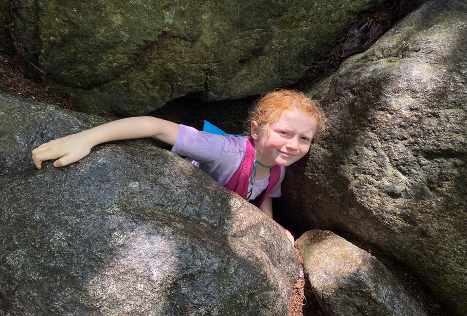 Explore all the fun your family can have when you squeeze in a visit to Flume Gorge in New Hampshire with Kids!  Photo by Lisa Warden