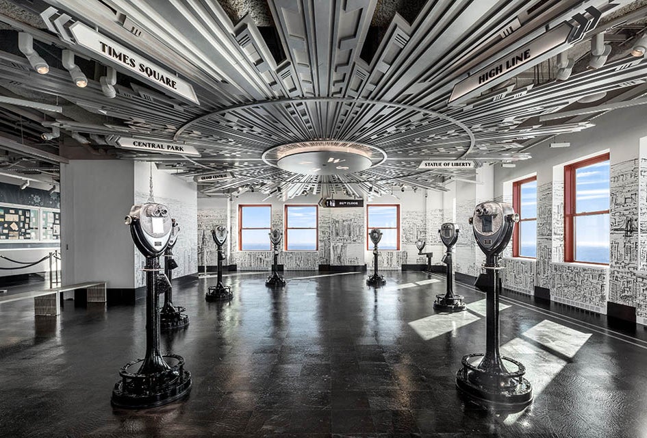 Take kids on an adventure to the revamped 80th floor of the Empire State Building. Photo by Evan Joseph