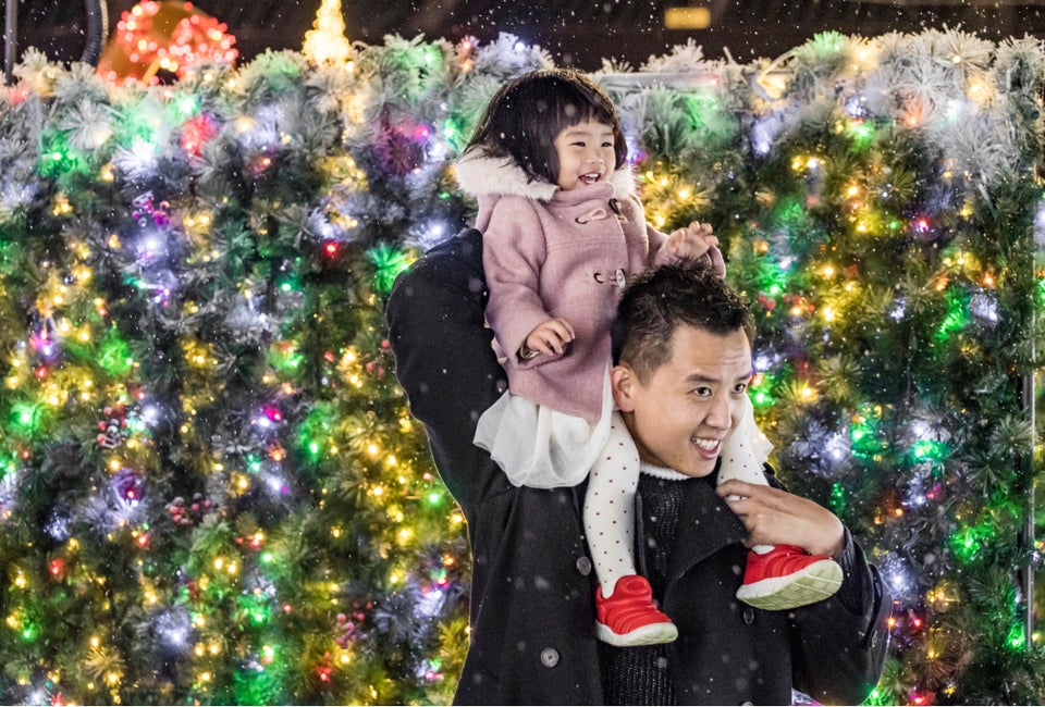 Enchant Christmas features a light maze, ice skating, a holiday market, and more. Photo courtesy of Enchant Christmas