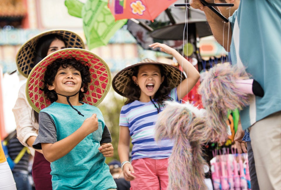 Kids will delight in the Epcot International Festival of the Arts. Photo courtesy of Disney