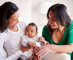 Parenting classes can teach child-care skills and help parents meet new friends. Photo courtesy of the Fairfax County Dept. of Family Services Parenting Education Programs                                                      