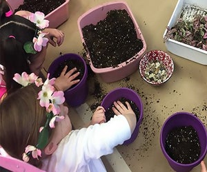 Create a fairy-themed craft to take home at the Frelinghuysen Arboretum's Fairy Day. Photo courtesy of Morris County Parks 
