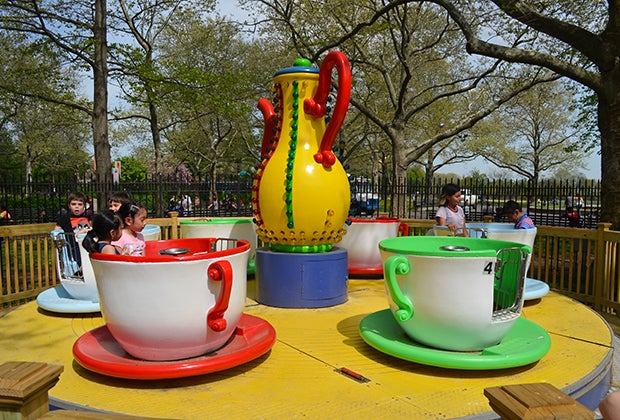Twirling Teacups Ride Debuts at Fantasy Forest in Queens