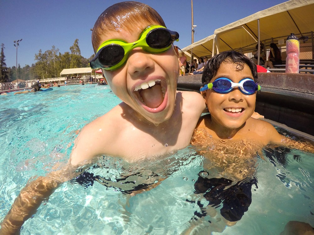 A pool party is the best summer birthday party. Photo courtesy of Rose Bowl Aquatic Center