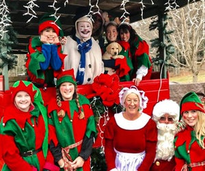 Visits on the Farm with Santa and Friends at Flamig Farm returns this season! Photo courtesy of the farm