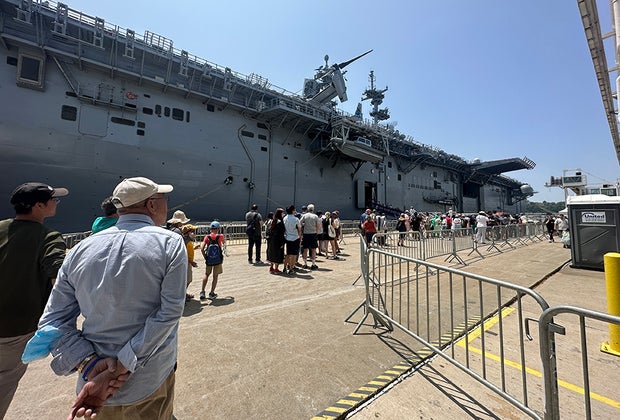 Fleet week NYC 2024: Wait in line to tour one of the visiting ships