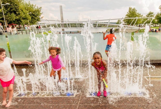 Best Splash Pads in DC, Maryland, & Northern Virginia for Kids This Summer