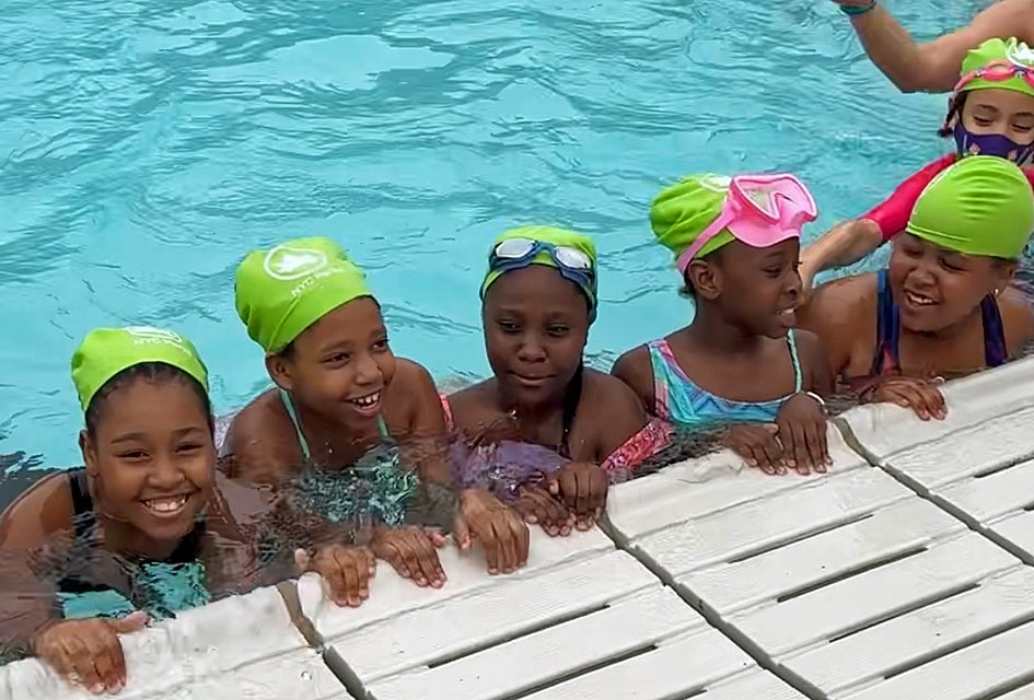 Here's How You Can Score Free Summer Swimming Lessons in NYC Kids can learn to swim for free through the NYC Parks Department. Photo by Jody Mercier