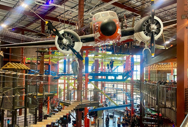 The airplane at Fritz's Adventure