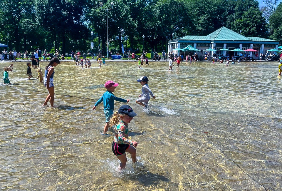 Best Splash Pads in Boston for Kids Summer 2025 Cool off in summer 2025 at Boston's splash pads and water playgroundsFrog Pond Spray Pool photo courtesy of Boston Parks & Recreation