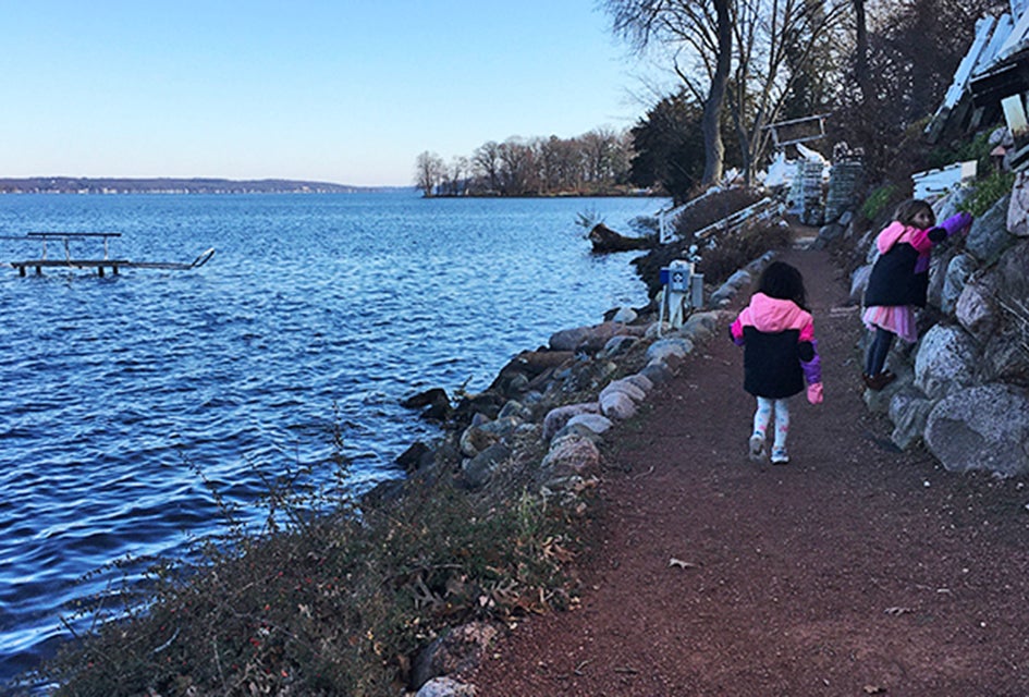 Be sure to bundle up in the chillier months, but it's always beautiful.