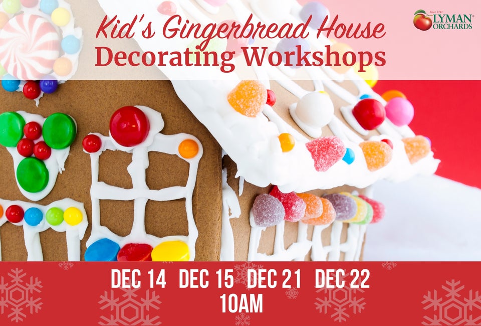 Kid's Gingerbread House Decorating Workshop at Lyman Orchards