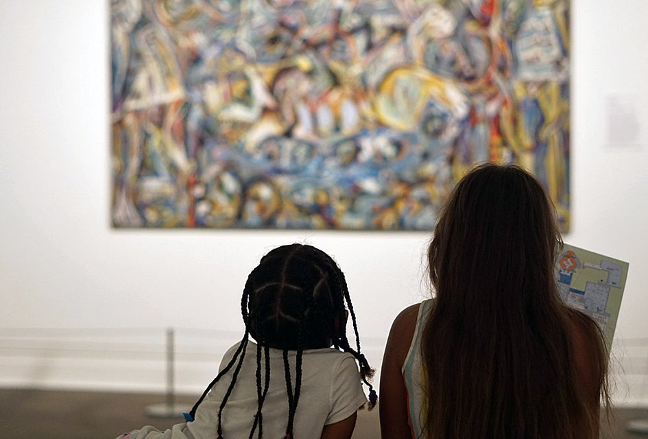 Take in a Jackson Pollock or one of the other masters when The Met reopens Saturday, August 29. Photo by the author