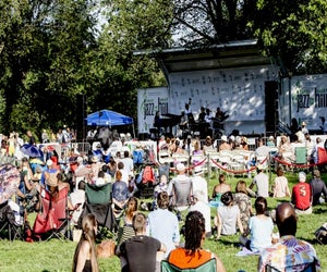 Pull up a blanket and listen to live music at Great Jazz on the Great Hill. Photo courtesy of the festival