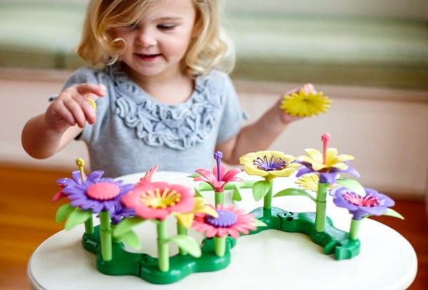 Toys like this that encourage tactile, imaginative play are best for this age group. Photo courtesy of Green Toys