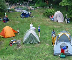 Have a low-key family campout at the Greenburgh Nature Center this weekend. Photo courtesy of the center