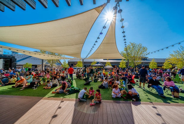 Hanging at Halcyon: The Village Green