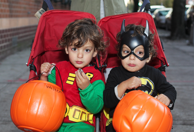 Kids' Halloween Costume Ideas: Batman and Robin