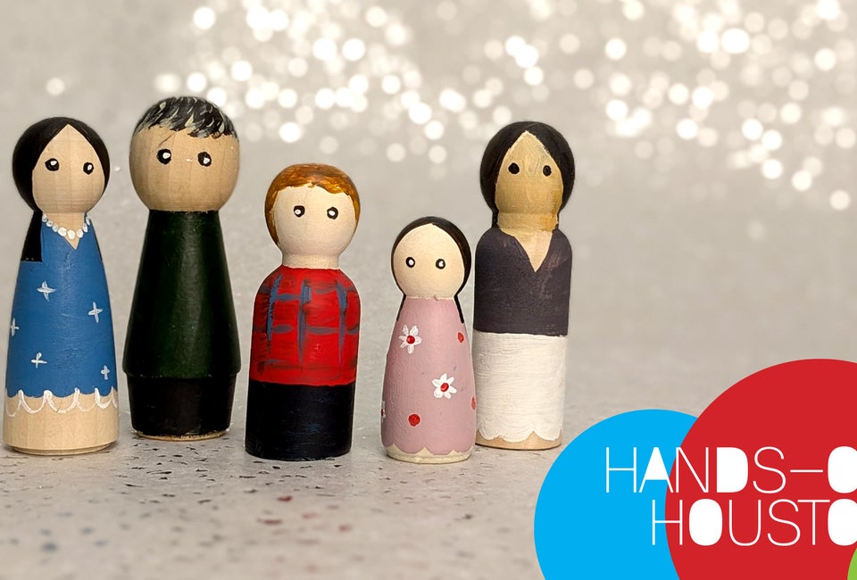 Hands-on Houston: Peg Doll Families at Houston Center for Contemporary Craft
