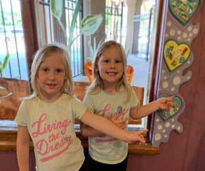 Kids can  create a mosaic heart tile that will be permanently displayed at the museum during the Heart Tile Workshop. Photo courtesy of The Woodlands Children's Museum.