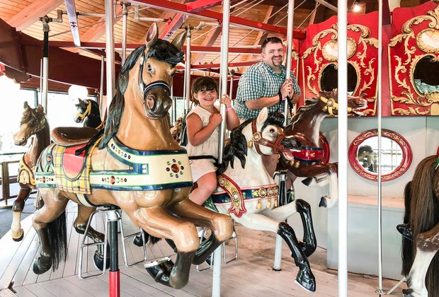 Image of Heritage Museum and Gardens carousel on Cape Cod.