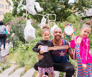 Explore how our voices can make a difference at the High Line's Sing! Family Fest. Photo courtesy of the High Line