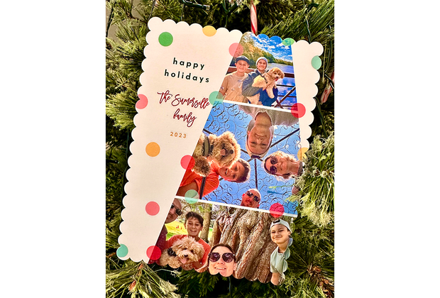 Best Family Christmas Card Photo Ideas: keep it simple with a few favorite pics!