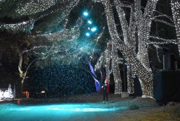 Holiday Road Christmas lights at King Gillette Ranch, Calabasas