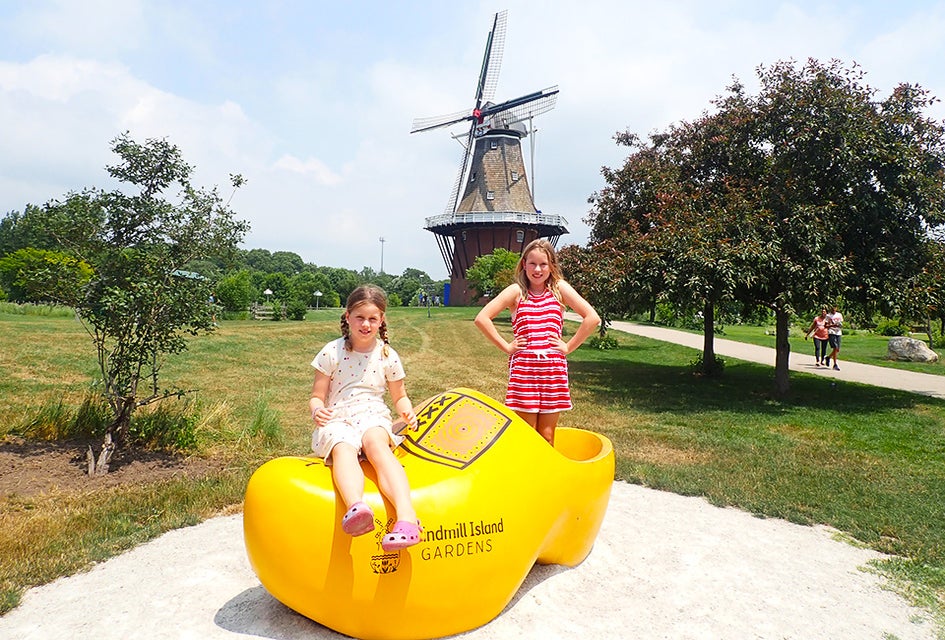 Families with kids should definitely swing by the Windmill Island Gardens.