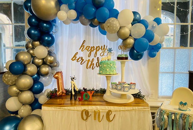 House of Playful Soul room decorated for birthday party