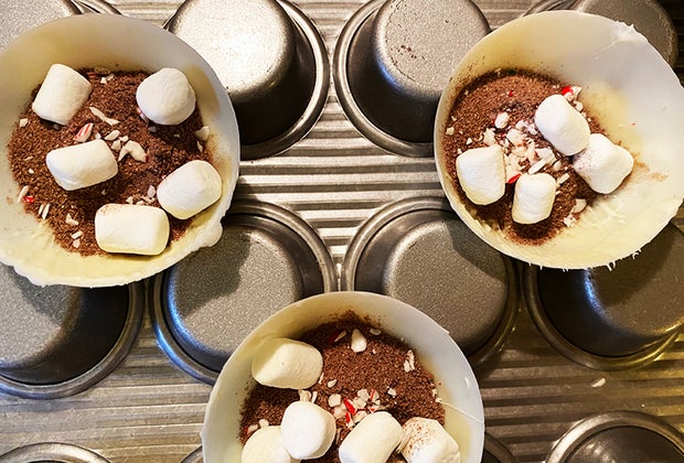 Hot chocolate bombs are yummy and never boring.