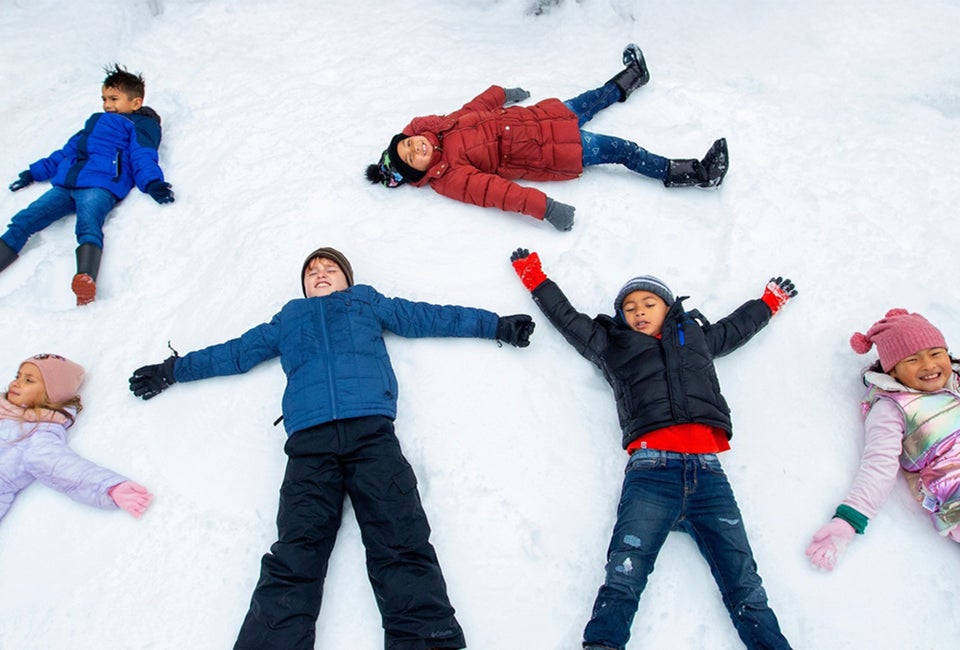 Have some fun in the snow at Polar Palooza. Photo courtesy of the Children's Museum Houston