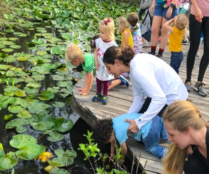 Outdoor classes for preschoolers and toddlers are popular in Houston. Photo courtesy of the Houston Arboretum & Nature Center 