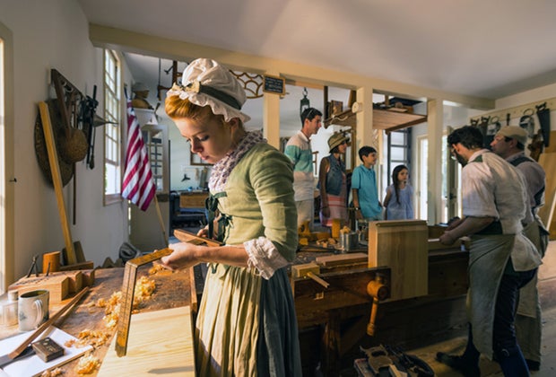 Colonial Williamsburg with Kids: historic trade shops