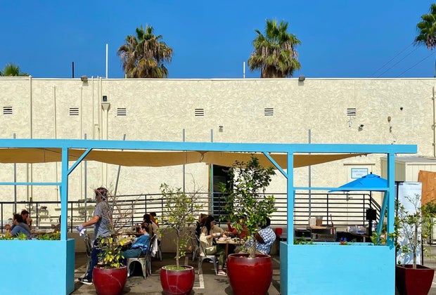 Huckleberry cafe in Santa Monica