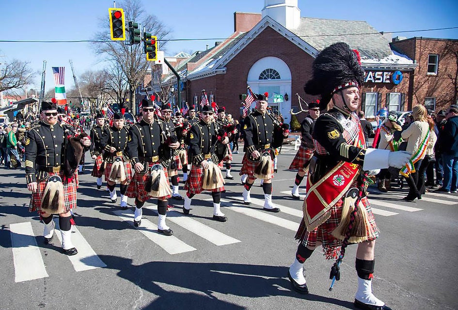 The Huntington’s St. Patrick’s Day Parade is scheduled to return in March 2022. Photo by Cliff Weissman Photography
