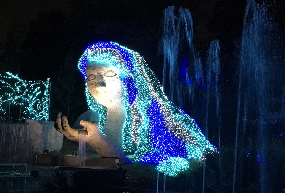 Garden Lights, Holiday Nights is a great family-friendly activity Thanksgiving night. Photo by Rebecca Leffler