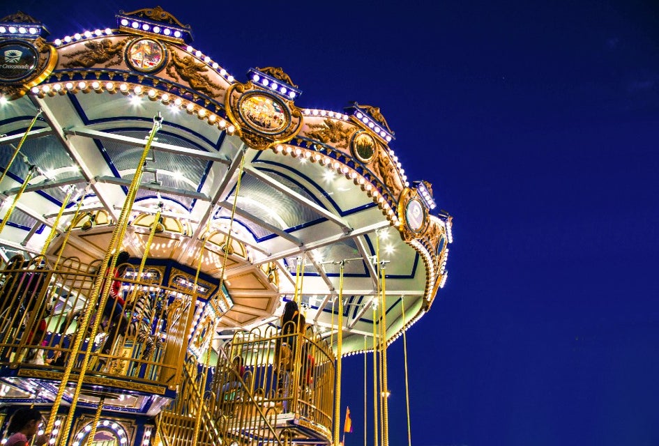 A double-decker Christmas Carousel is set to rotate just steps from Macy's this holiday season. Photo courtesy of 34th Street Bid