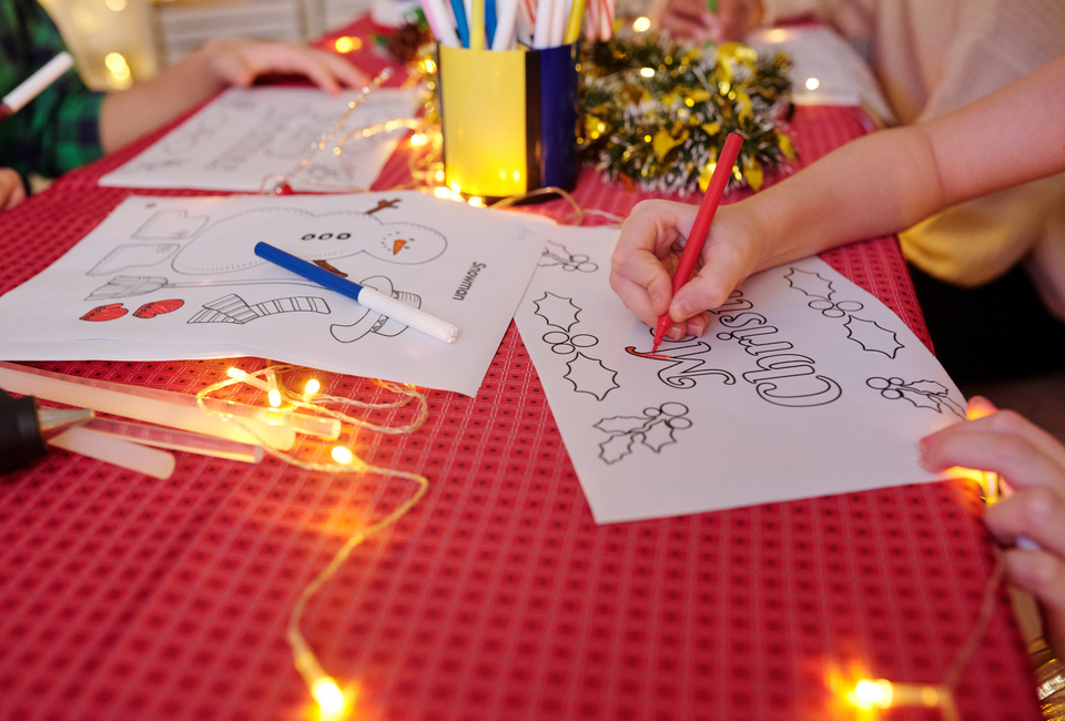 We've got lots of fun designs in need of a colorful, festive touch for the holidays! Photo by Dragon Images via canva.com