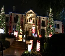 Highland Park has some of the best Christmas light displays in DFW. Photo by Gabby Cullen 