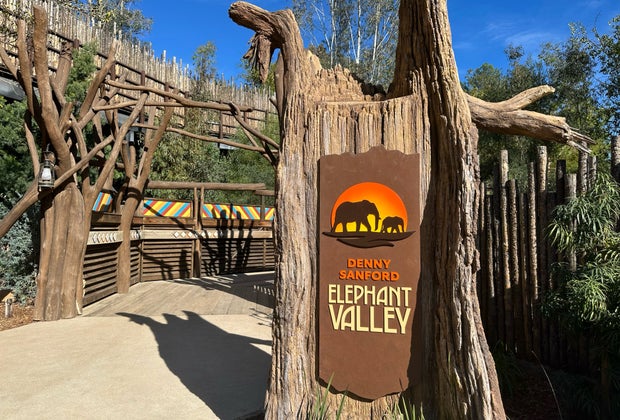 Entrance to Elephant Valley at the San Diego Zoo Safari Park