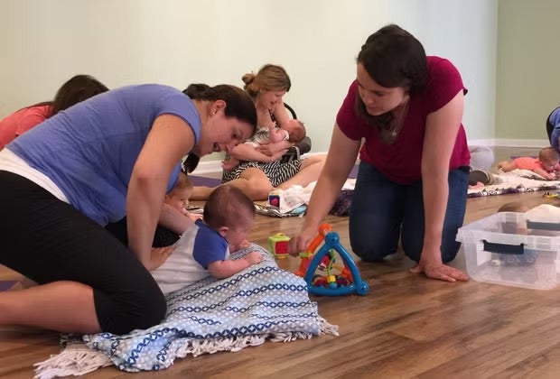 Image of baby yoga class - Things to Do with your Baby in CT