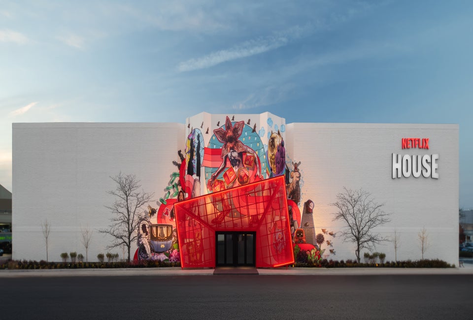 Outside the first Netflix House location in Philadelphia. Photo courtesy of Netflix.