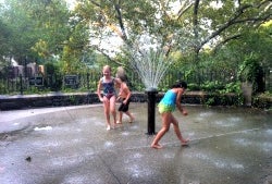News: Water-Conserving Sprinklers, Sharks Take Over Coney Island and a Free Moms' Night Out This Week