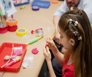 Kids can enjoy hands-on Hanukkah fun at the Children's Museum of Manhattan. Photo courtesy of CMOM