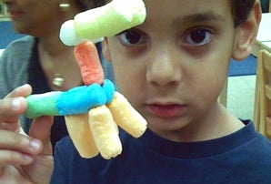 Recycled Packing Peanuts Animals Craft