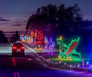 Check out Riverhead's holiday lights this Christmas season. Photo by Kaylynn Ebner