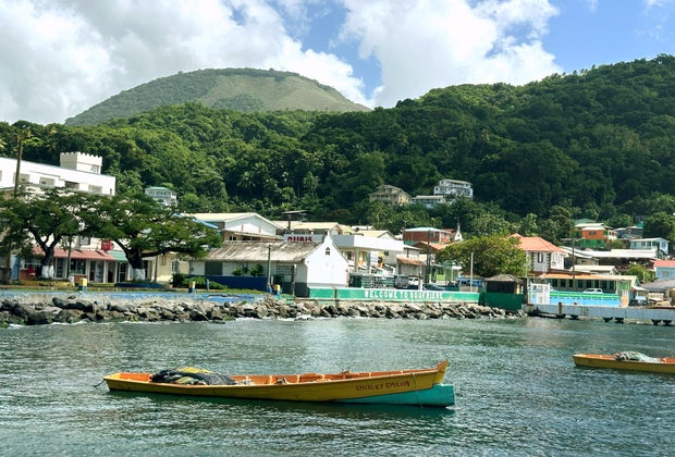 The picturesque town of Soufriere is a great jumping off point for lunch in the mountains and island explorations.