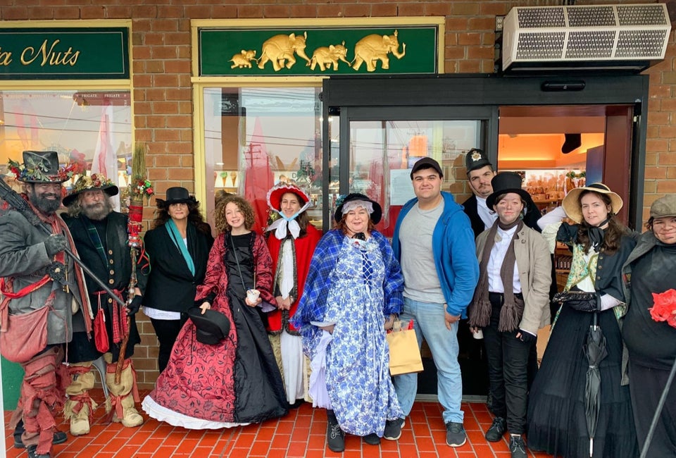 See how the village of Port Jefferson magically turns back time to the Dicken's Era. Photo courtesy of  the festival's Facebook page