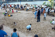 Manhattan Gets Its Own New Water Taxi Beach at South Street Seaport